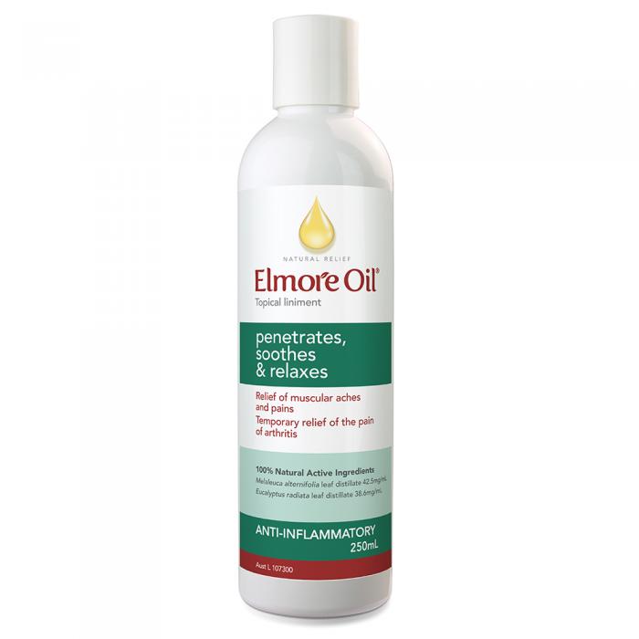 Elmore Oil Natural Relief Topical Liniment Anti-Inflammatory 250ml